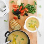 Cypriot louvana soup (yellow split pea)